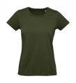 Dames T-shirt B&C Inspire Plus TW049 Urban Khaki